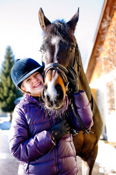 Reiten mit einem Pferd, der ganz schnell Dein neuer Freund wird!